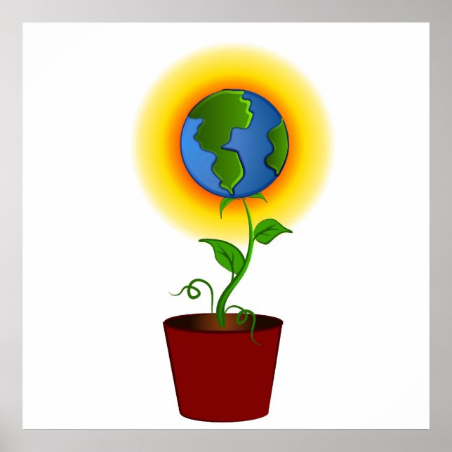 Poster Planta para a Terra (Frente)
