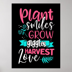 Poster Planta Sorri Cresce Giggles Amor