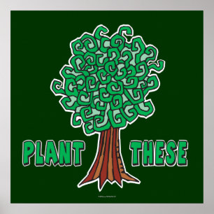 Póster Plantações