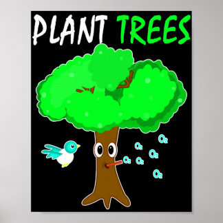 Poster Plantações Protegem o Ambiente