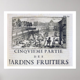 Poster Plantando árvores de fruta, 'de Le Parfait