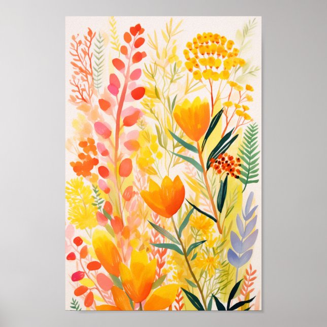Poster Plantas bonito (Frente)