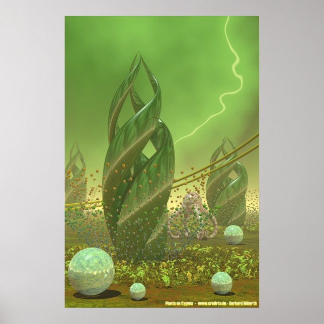 Póster Plantas de Cygnus IV (Frente)