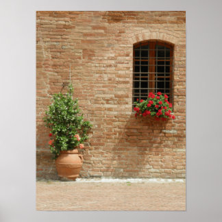Poster Plantas potes da Toscana
