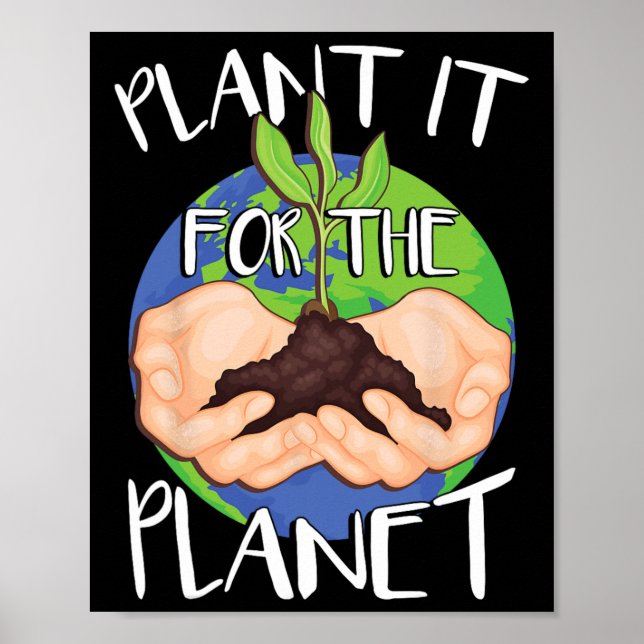 Poster Plante Para O Planeta (Frente)