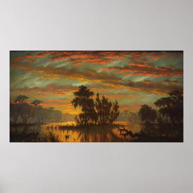 Poster Plaqueminas de Bayou (1881) por Joseph Rusling Mee (Frente)