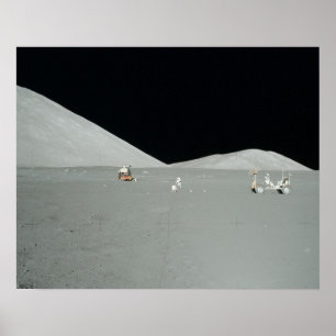 Póster Plataforma de aterragem de Apollo 17