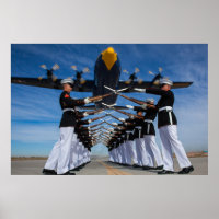Plataforma de Drill Silencioso do Marine Corps