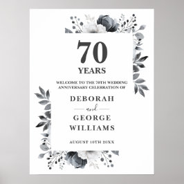 Poster Platinum 70: Sinal de Boas-vindas do Aniversário