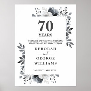 Poster Platinum 70: Sinal de Boas-vindas do Aniversário