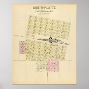 Póster Platte norte, Nebraska