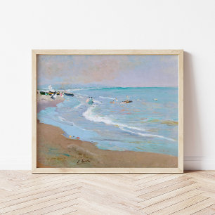 Poster Playa de Valencia   Joaquín Sorolla