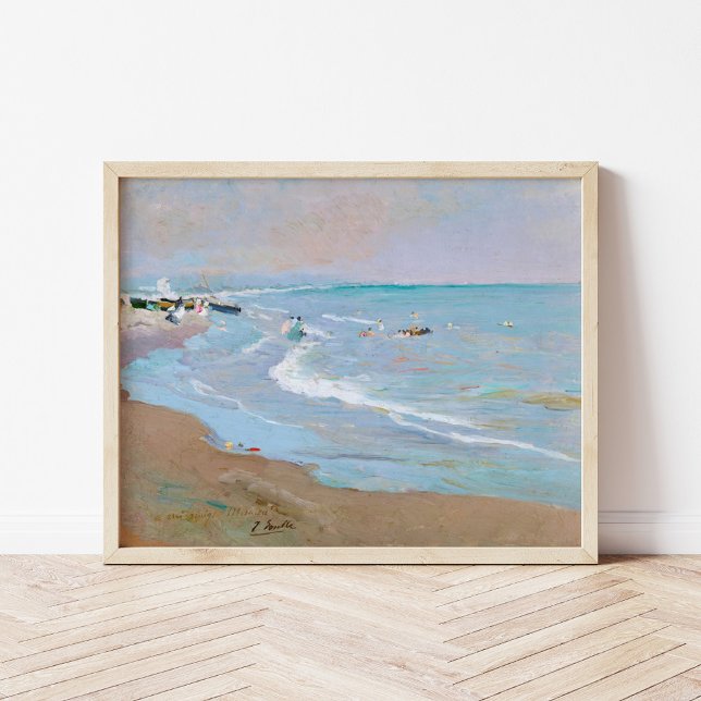 Poster Playa de Valencia | Joaquín Sorolla (Criador carregado)