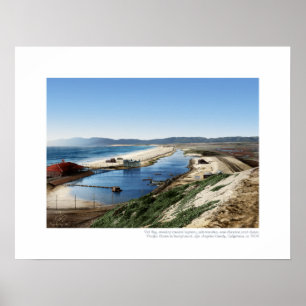 Poster Playa del Rey Lagoon, 1904 - Vista de Norte