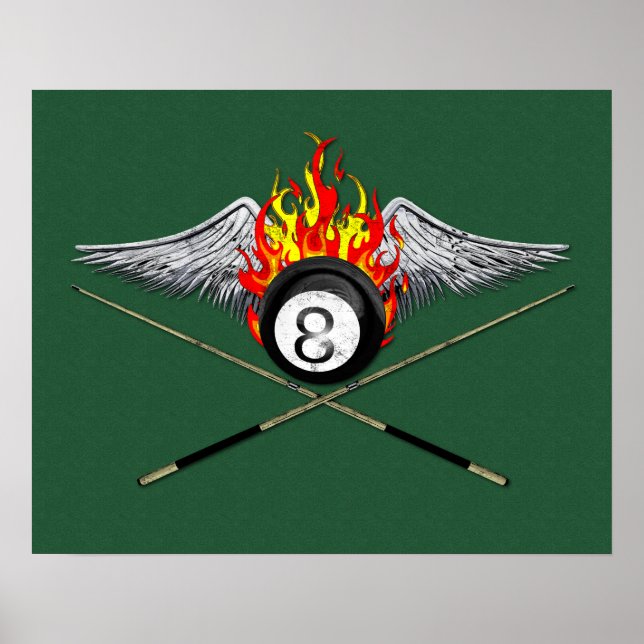 Póster Player de piscina (Frente)