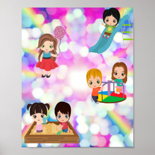 POSTER PLAYTIME KIDS 