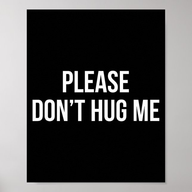 Poster Please Don't Hug Me -  (Frente)