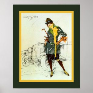 Poster Plinio Codognato ~ Fiat 509 ~ 1926 Publicidade ~