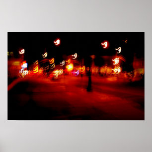 Póster Ploosh de pintura Abstrato