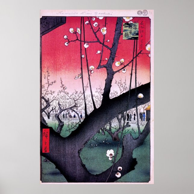 Póster Plum Park em Kameido (Frente)