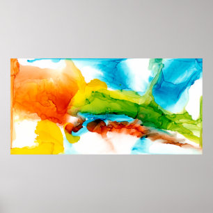 Poster Pluma Principal - Cores de Água