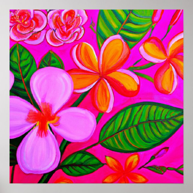 Poster Plumeria Punch (Frente)