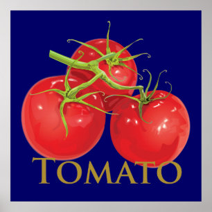 Poster Plump Red Tomatoes