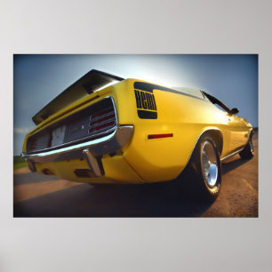Póster Plymouth 1970 HEMI 'Cuda Hemicuda