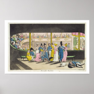 Poster Plymouth Playhouse, plate from 'The Adventures of