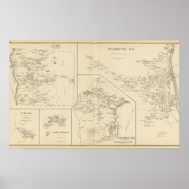 Póster Plymouth PO (Frente)