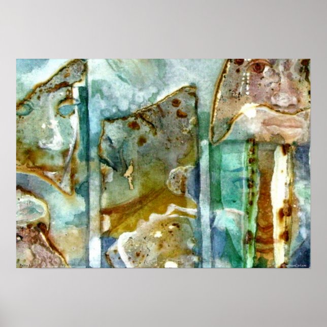 Poster PMACarlson Faces II (Frente)