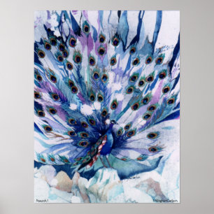 Poster PMACarlson Peacock I
