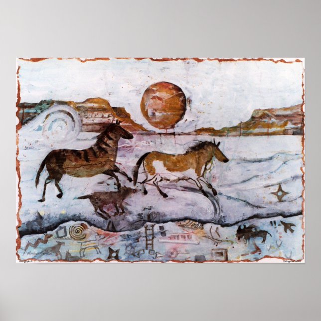 Poster PMACarlson Petroglicphs II (Frente)