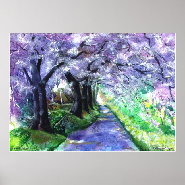 Poster PMACarlson Purple Pathway (Frente)