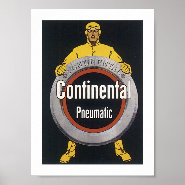 Póster Pneumático Continental (Frente)