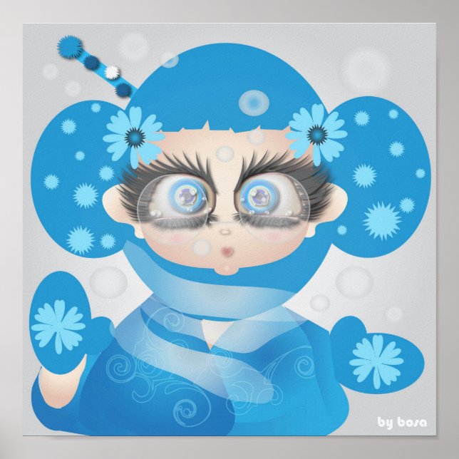 Póster Pó de gelo (Frente)