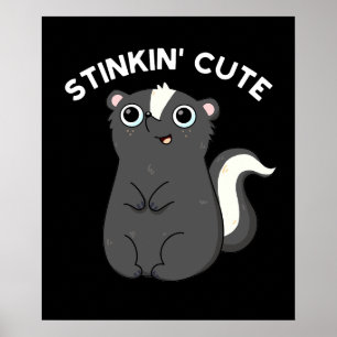Poster Pó Escuro Bonito Adorável Pun Escuro BG