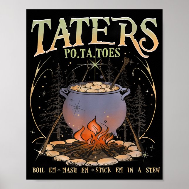 Poster Po-ta-Dedos Tatadores Ferem Em Mash Em Stick Em Um (Frente)