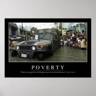Póster Pobreza: Citações inspiradas 1