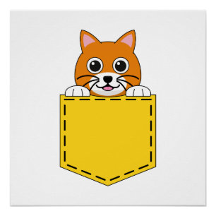 Póster Pocket Pet Cat