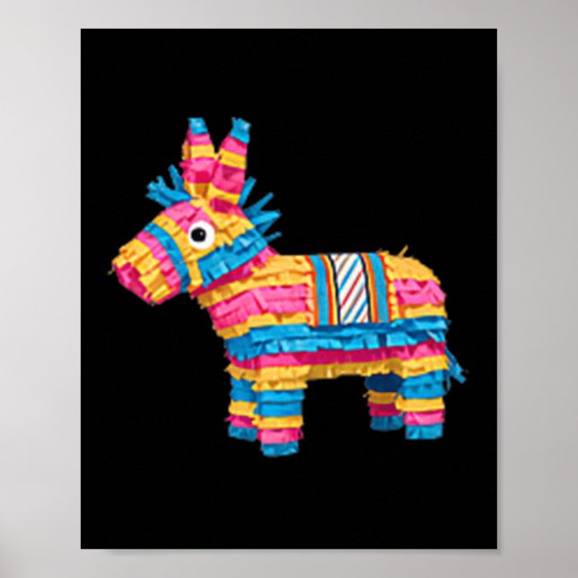 Poster Pocket Pinata Serape Cinco De Mayo Mexicano Fiesta (Frente)