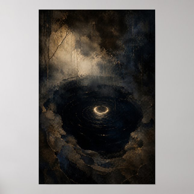 Poster Poço da meia-noite — KŌAN (Frente)