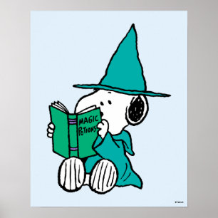 Poster Poções Mágicas de Halloween do Snoopy Peanuts