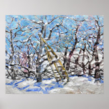Poda de Maçã de Inverno  / Artista Larry Lerew
