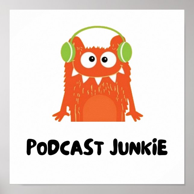Poster Podcast junkie (Frente)