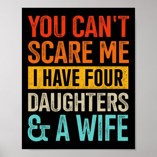 Poster Pode &# me assustar quatro filhas e esposa para P (Frente)