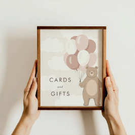 Poster Podemos Esperar. | Cartões de Chá de fraldas e pre