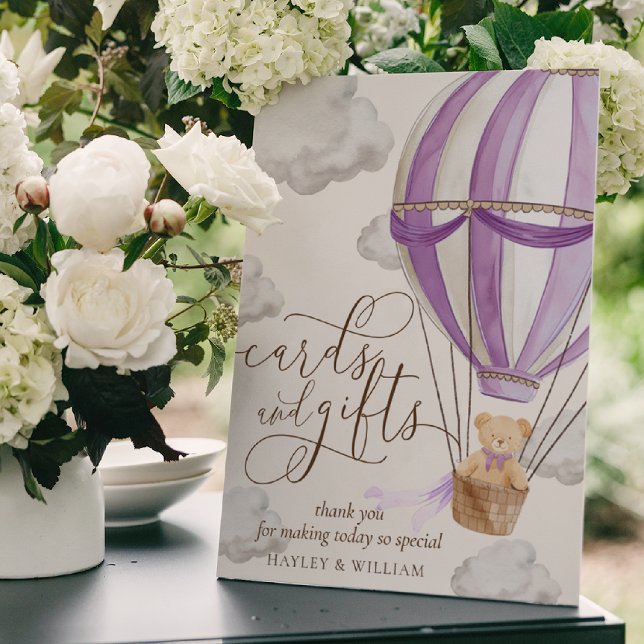 Poster Podemos Esperar Cartões Lilac e Presentes (Criador carregado)