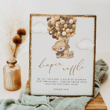 Podemos Esperar Chá de fraldas Fralda Raffle