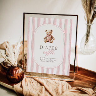 Poster Podemos Esperar Chá de fraldas Fralda Sinal de Raf